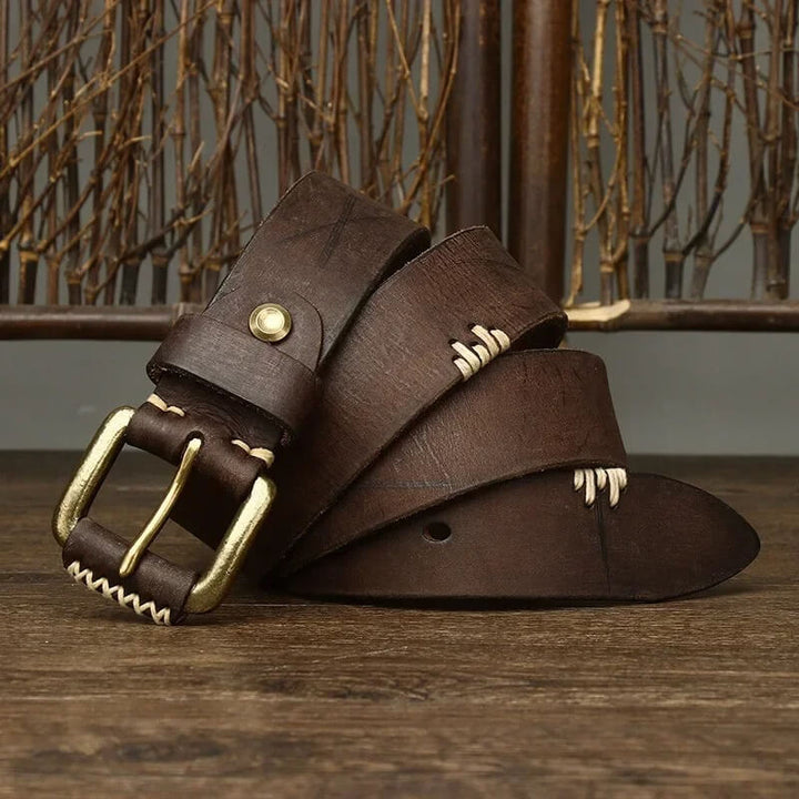 Copperhead Leather Belt