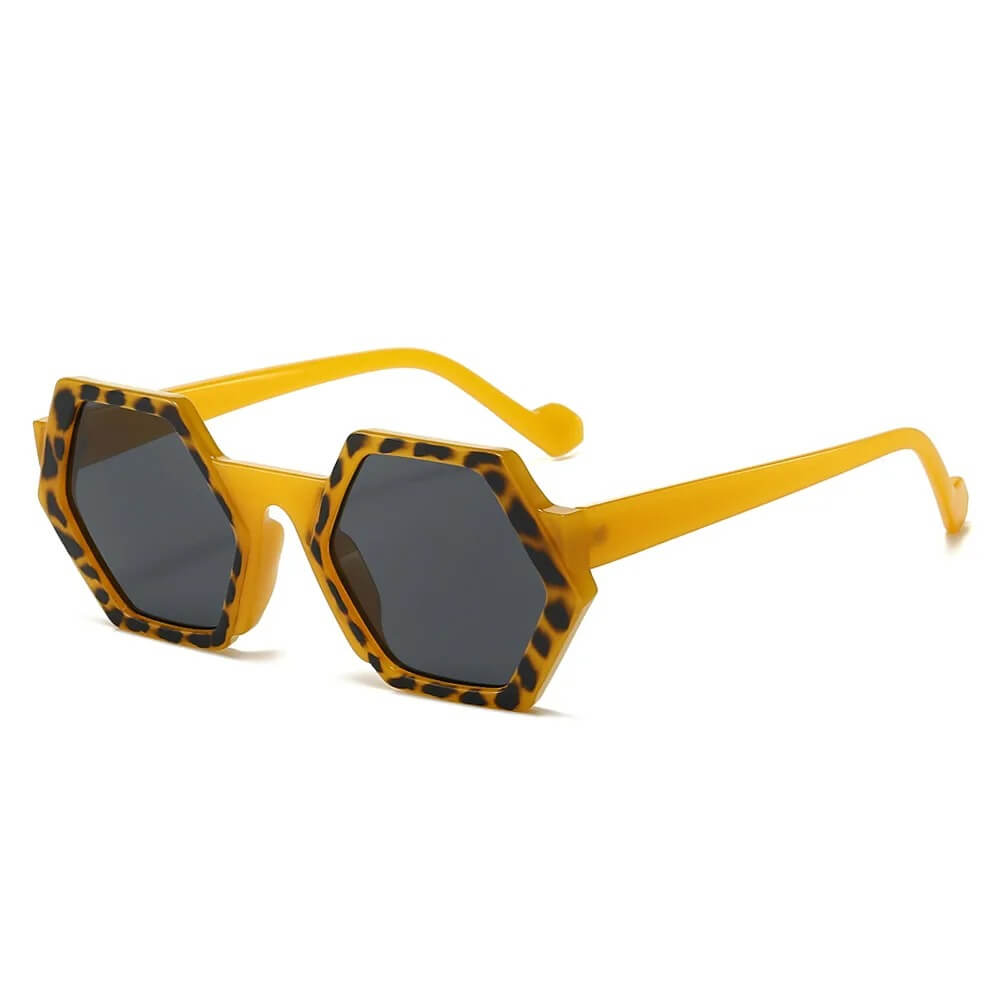 Poppy Hexagon Sunglasses