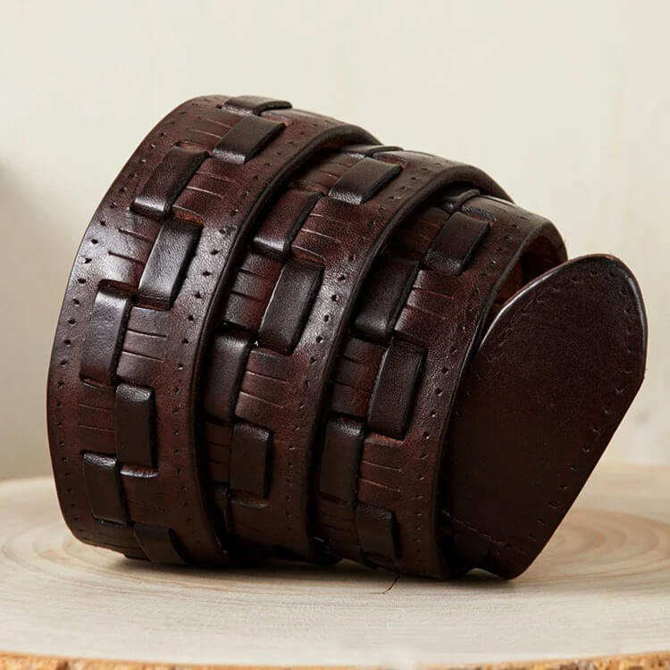 The Artisan Weave Leather Belt