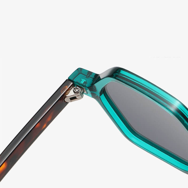 Vibrant Hexagon Retro Sunglasses