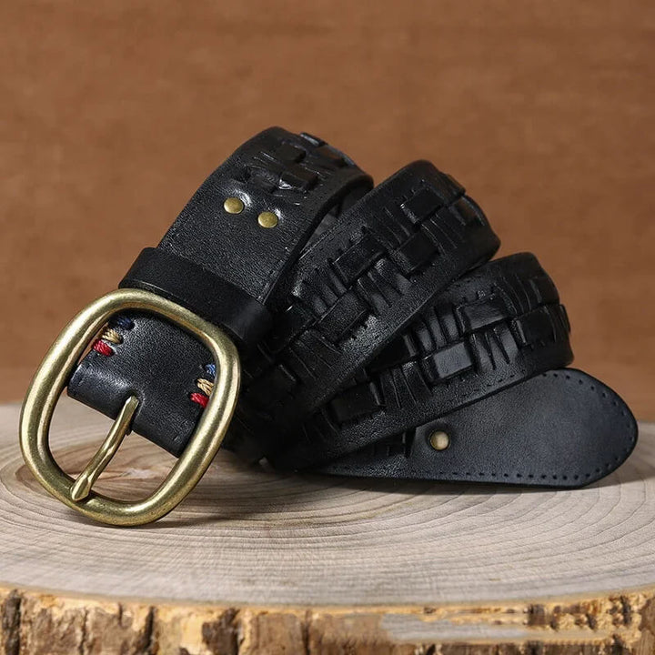 The Artisan Weave Leather Belt