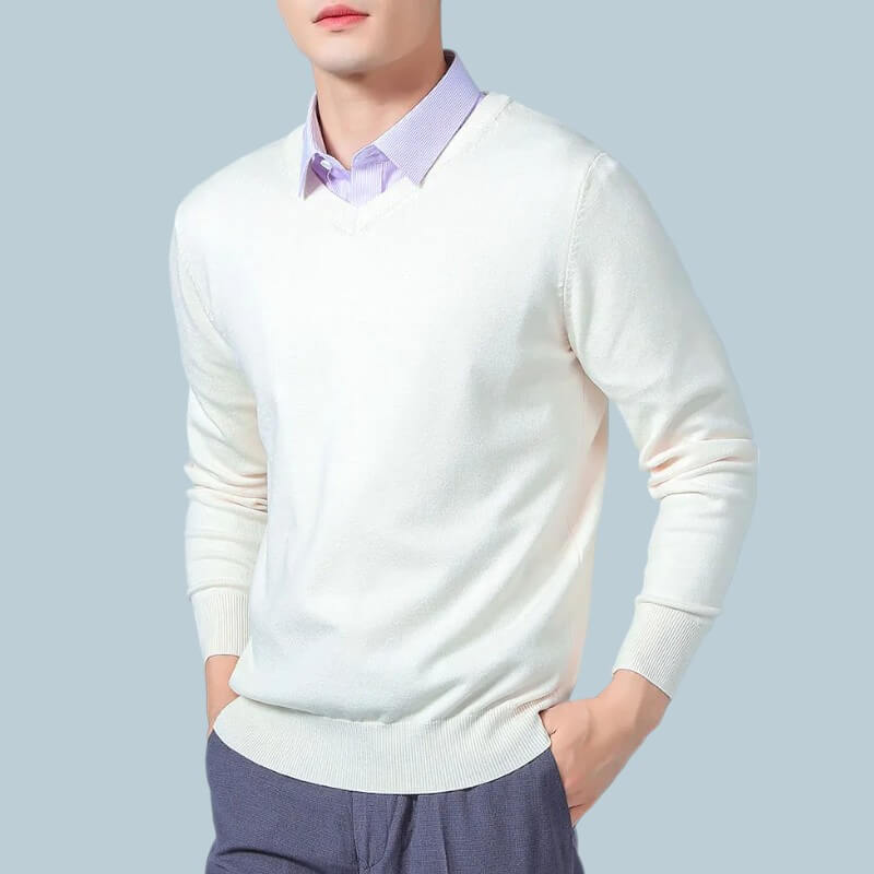 Roger V-Neck Knitted Sweater