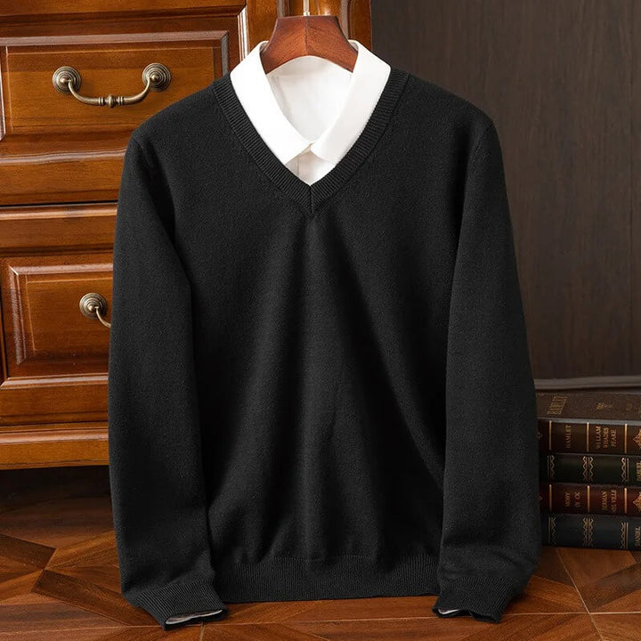 Roger V-Neck Knitted Sweater