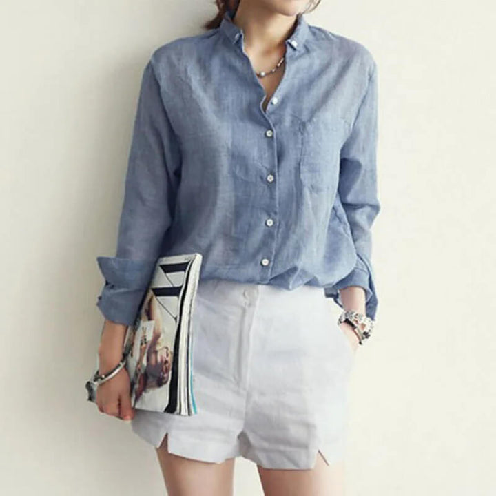 Zoe Linen Blouse