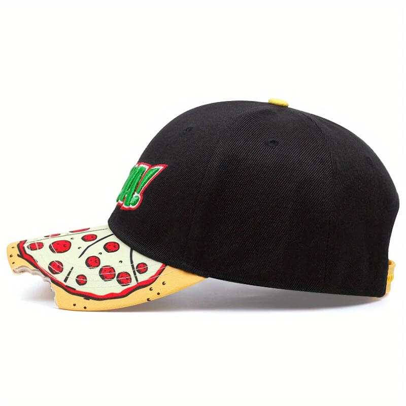 Pizza Fan Embroidered Cap