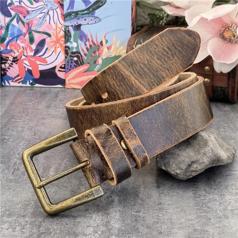 Retro Rider Leather Belt