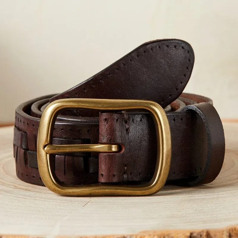 The Artisan Weave Leather Belt