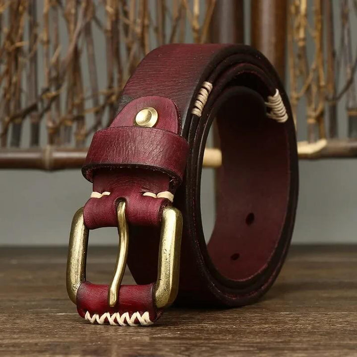 Copperhead Leather Belt