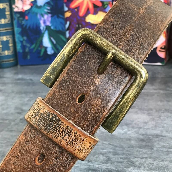 Retro Rider Leather Belt