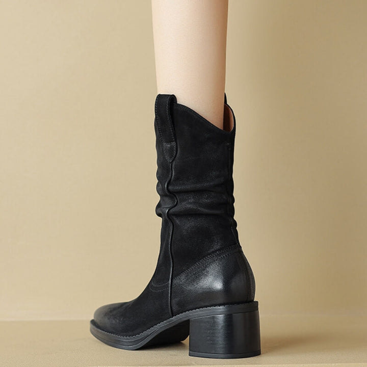 Marlie Western Leather Boots