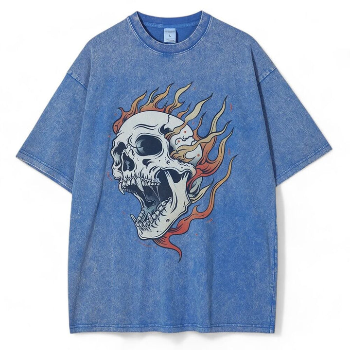 Skull On Fire Tee