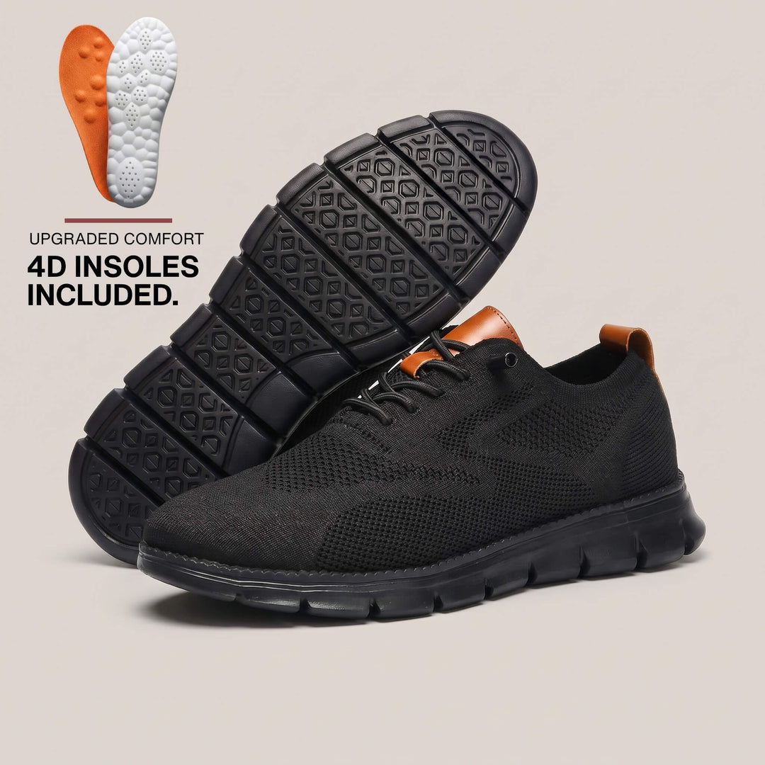 Midnight Breeze comfort-fit sneaker in black with the upgraded 4D insole