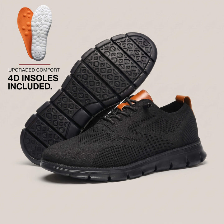 Midnight Breeze comfort-fit sneaker in black with the upgraded 4D insole