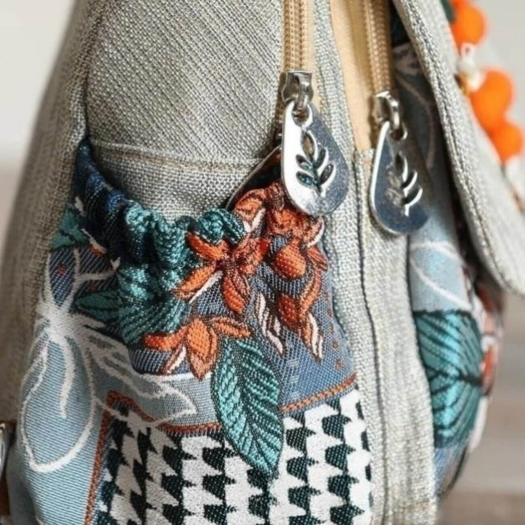 Boho Orange Breeze Backpack