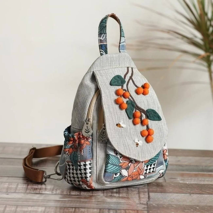 Boho Orange Breeze Backpack