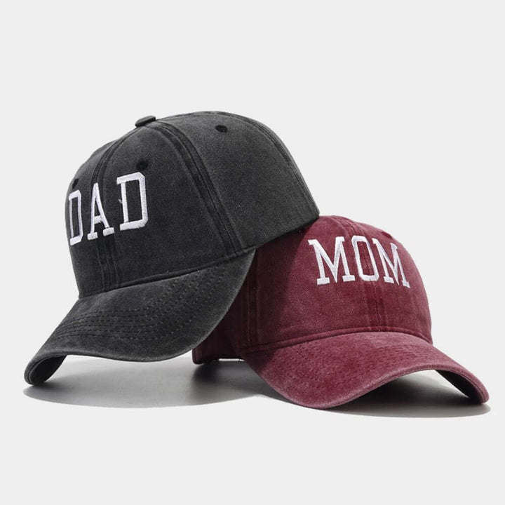 The Mom & Dad Baseball Caps