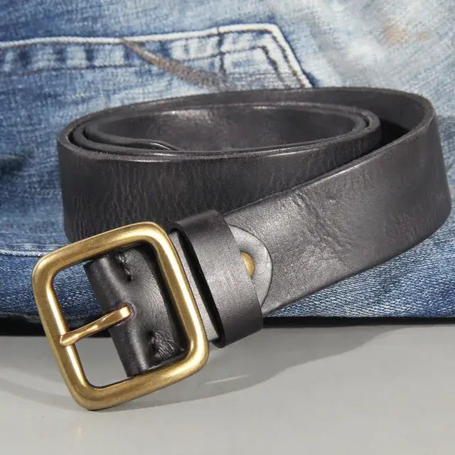 Square Legacy Leather Belt