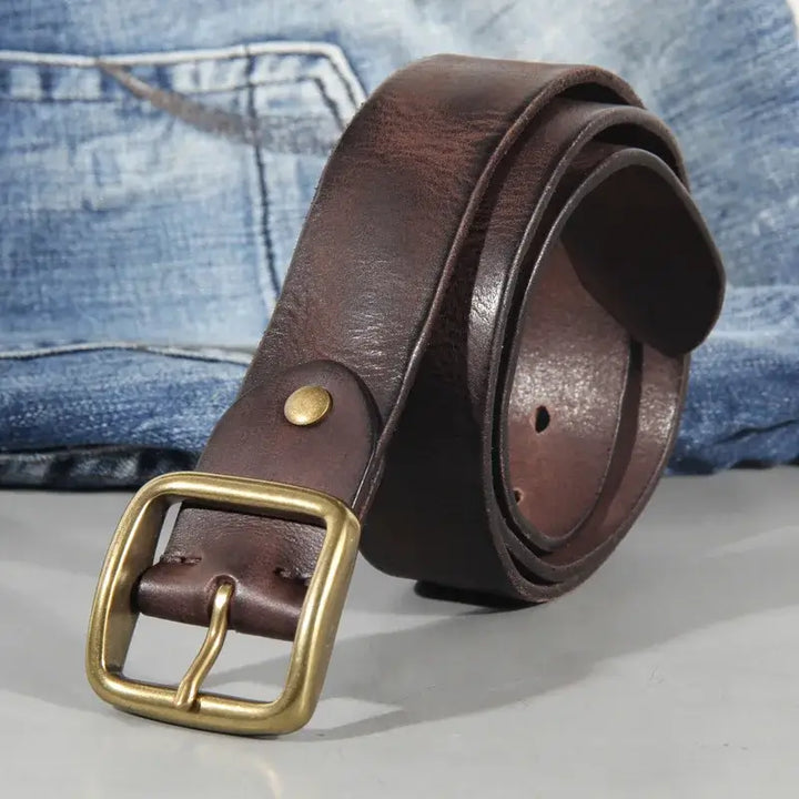 Square Legacy Leather Belt