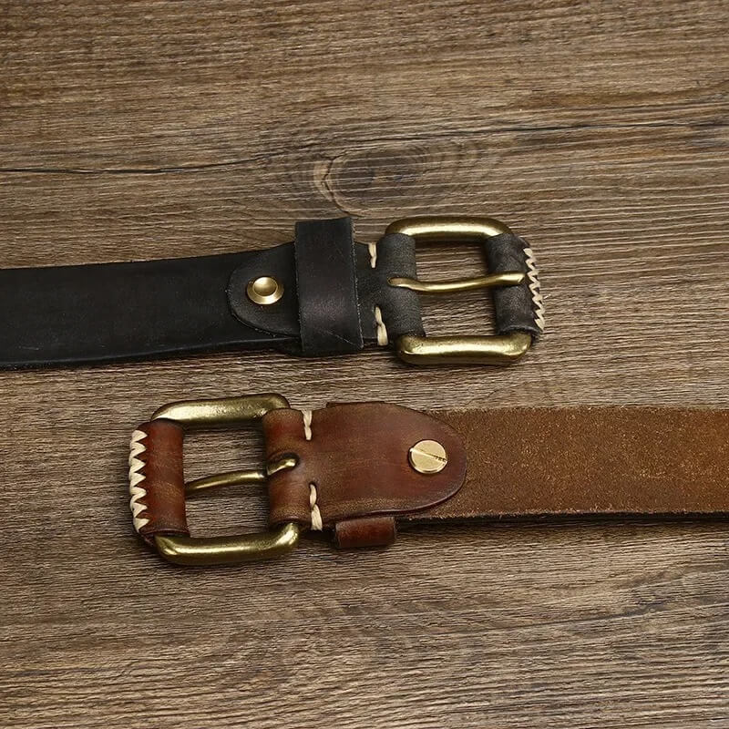 Copperhead Leather Belt