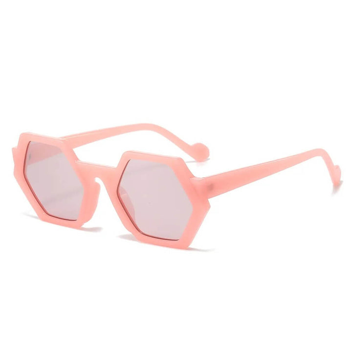 Poppy Hexagon Sunglasses