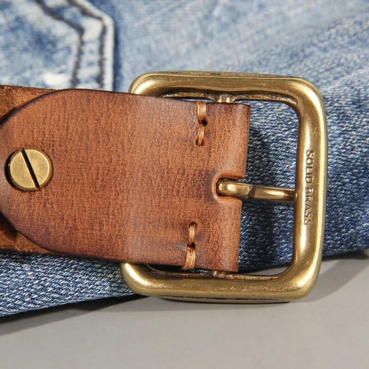 Square Legacy Leather Belt