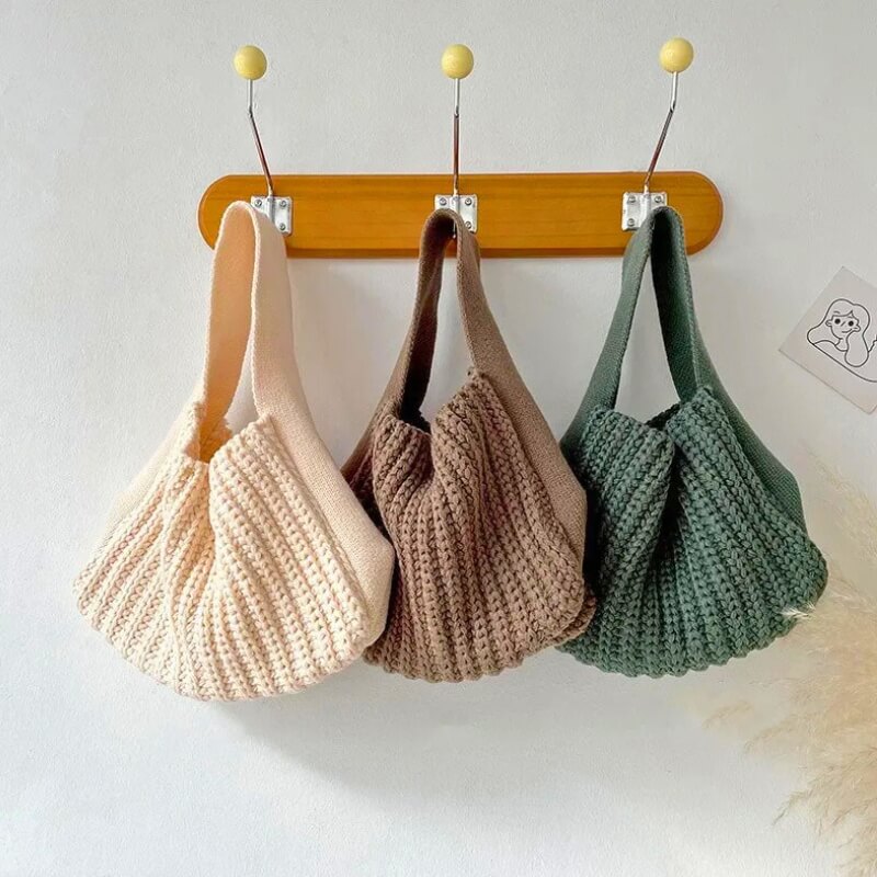 Boho Knitted Bag