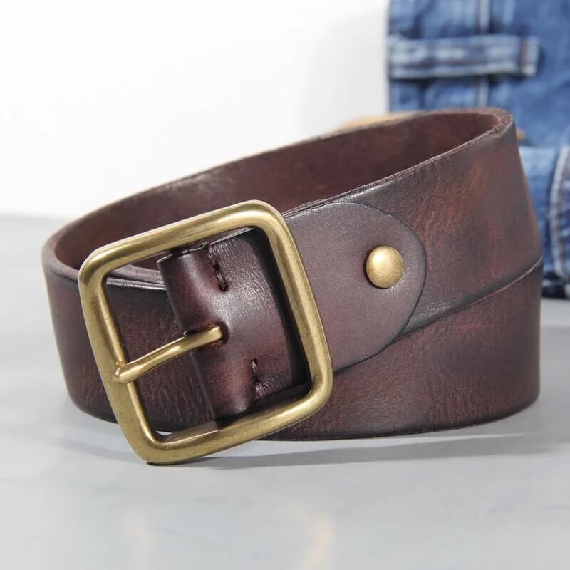 Square Legacy Leather Belt