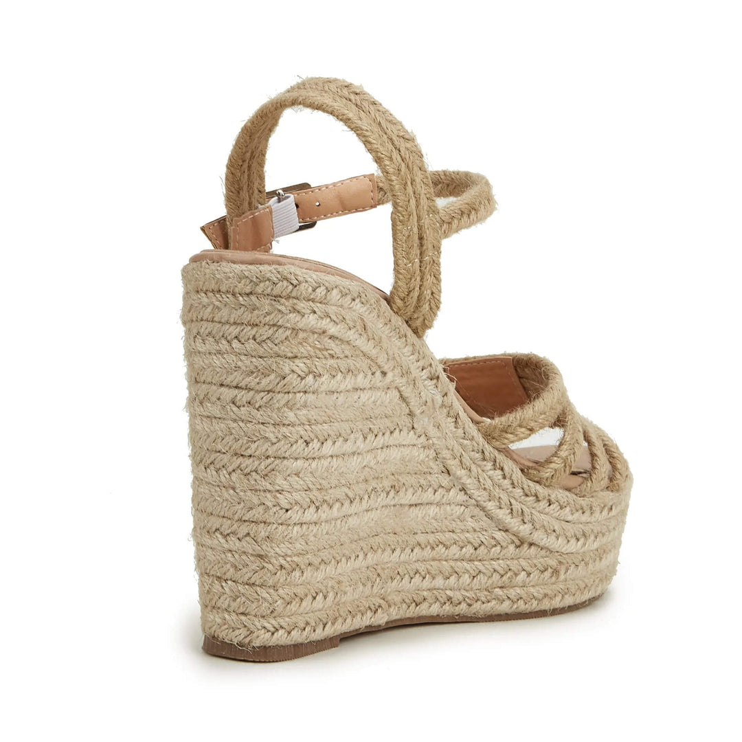 Claire Espadrille Ankle Strap Wedge Sandal