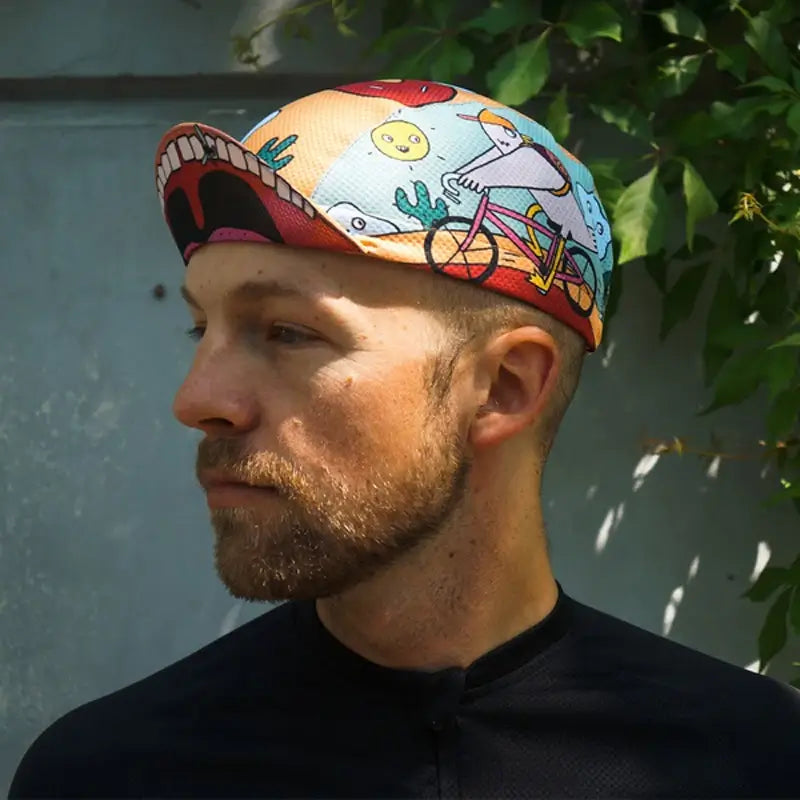 Whimsy Wheels Cycling Caps