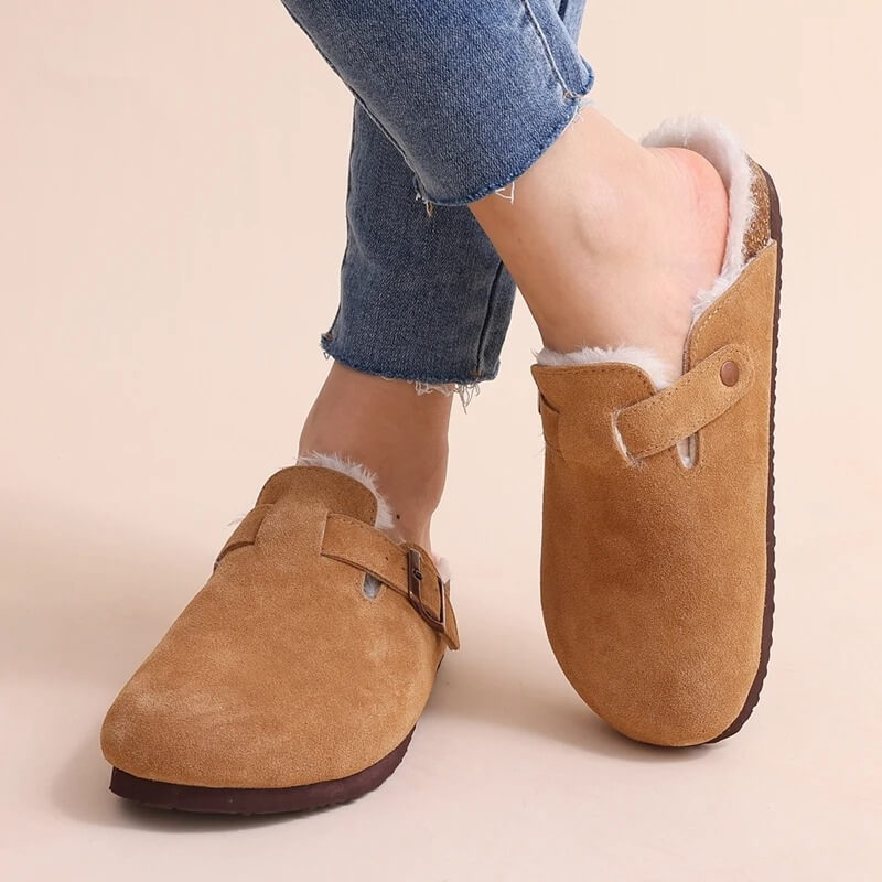 Plushana Furry Clogs