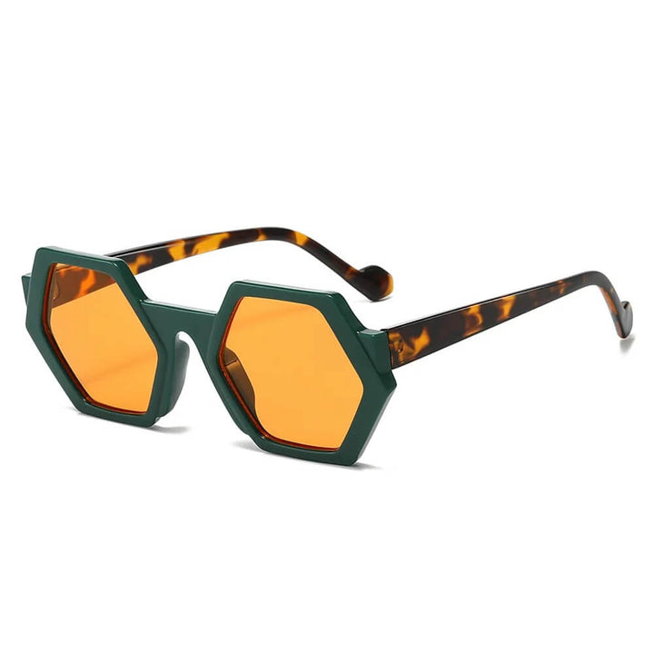 Poppy Hexagon Sunglasses