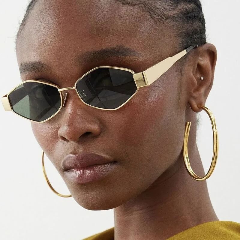 Honeycomb Metal Sunglasses