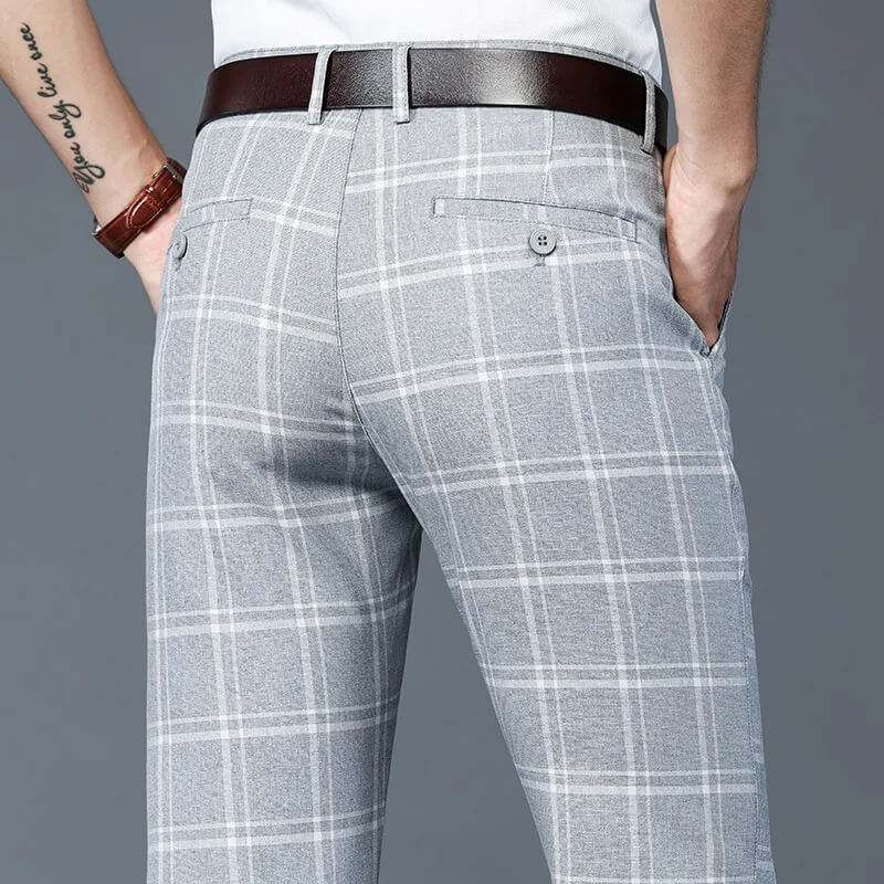 Don Draper Plaid Trousers