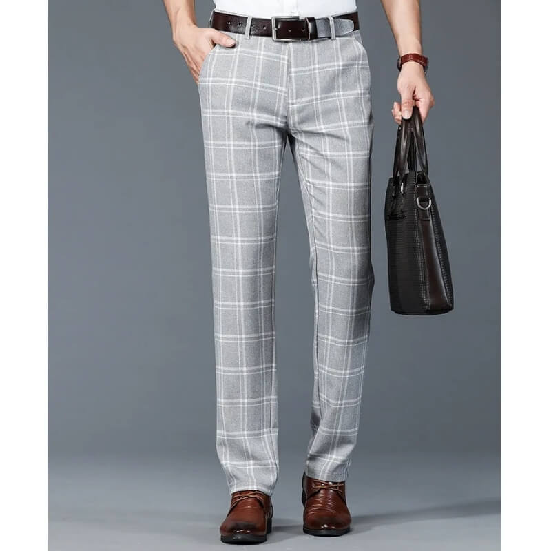 Don Draper Plaid Trousers